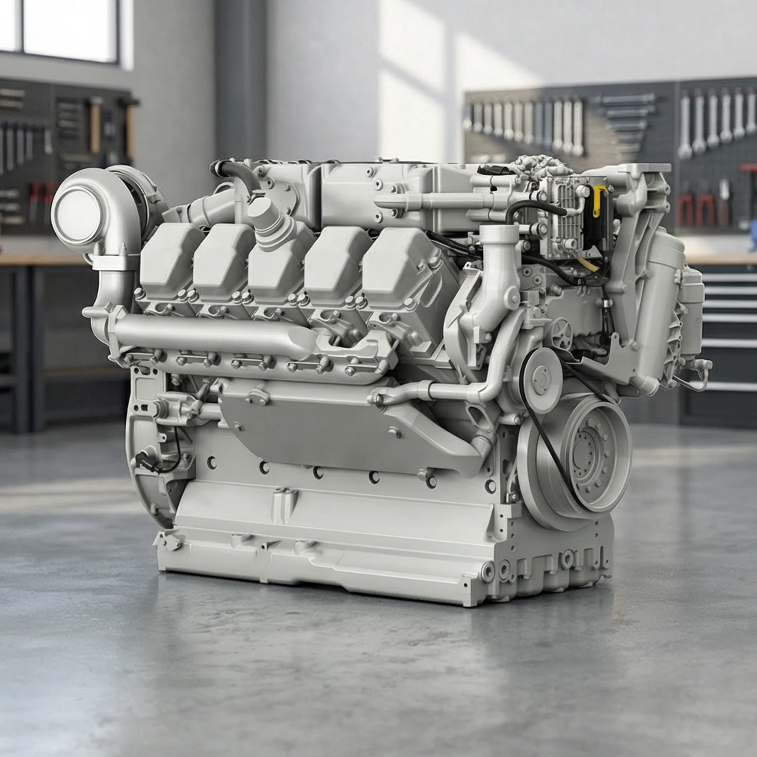 715kVA/572kw 650kVA/520kw MTU Boat Marine Motor Engine for Continuous Operation with Safety Features