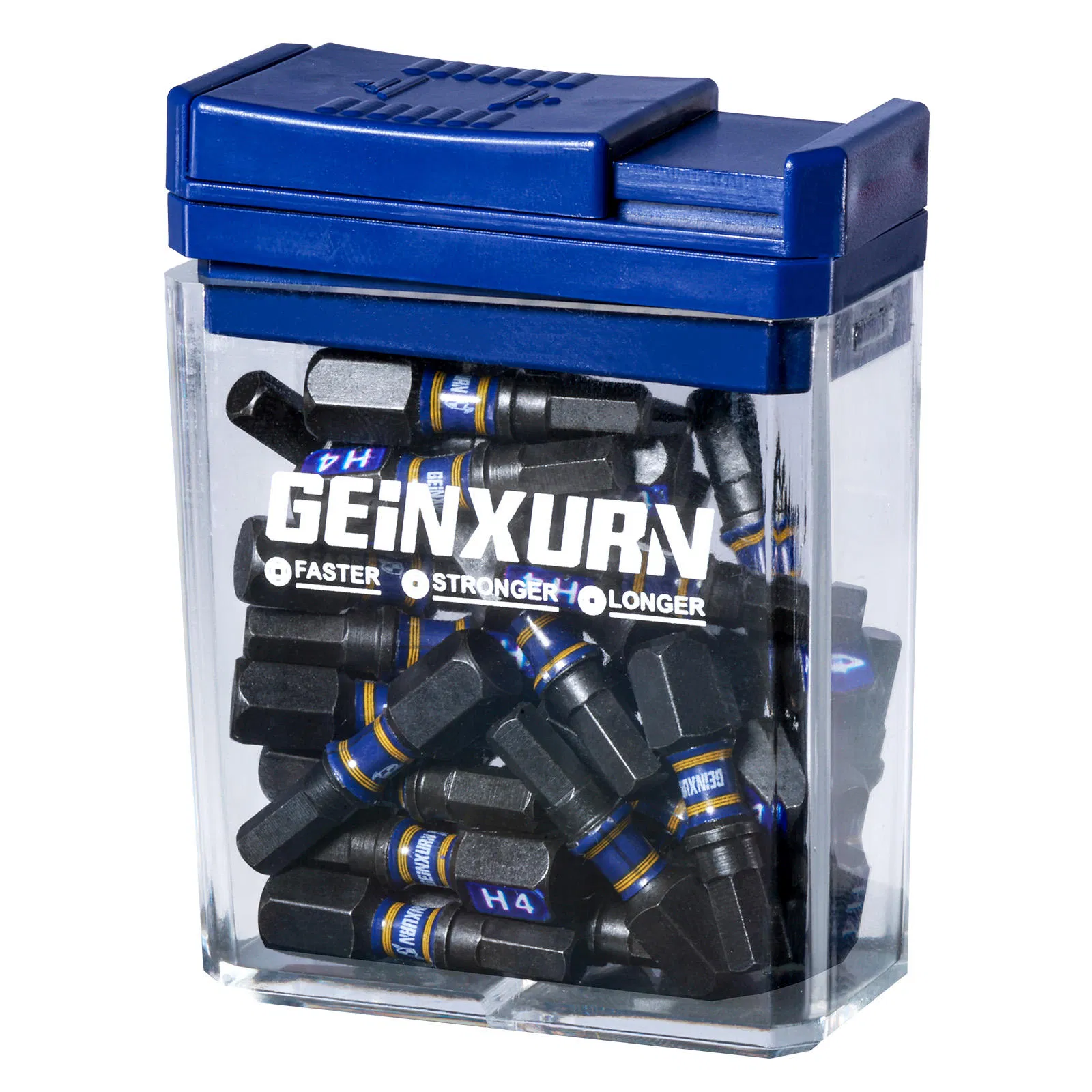 15PCS Impact Driver Bit Gum Box Set for Carpenters-Blue