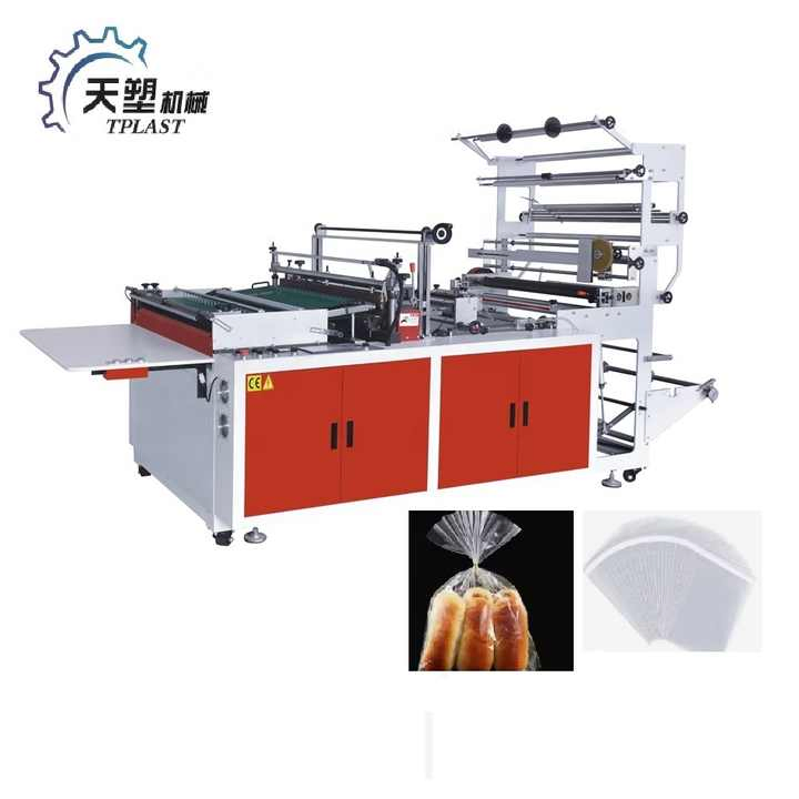 Macchina per la produzione di sacchetti con sigillatura laterale ad alta velocità per BOPP OPP PE PP per pane e abbigliamento con controllo computerizzato