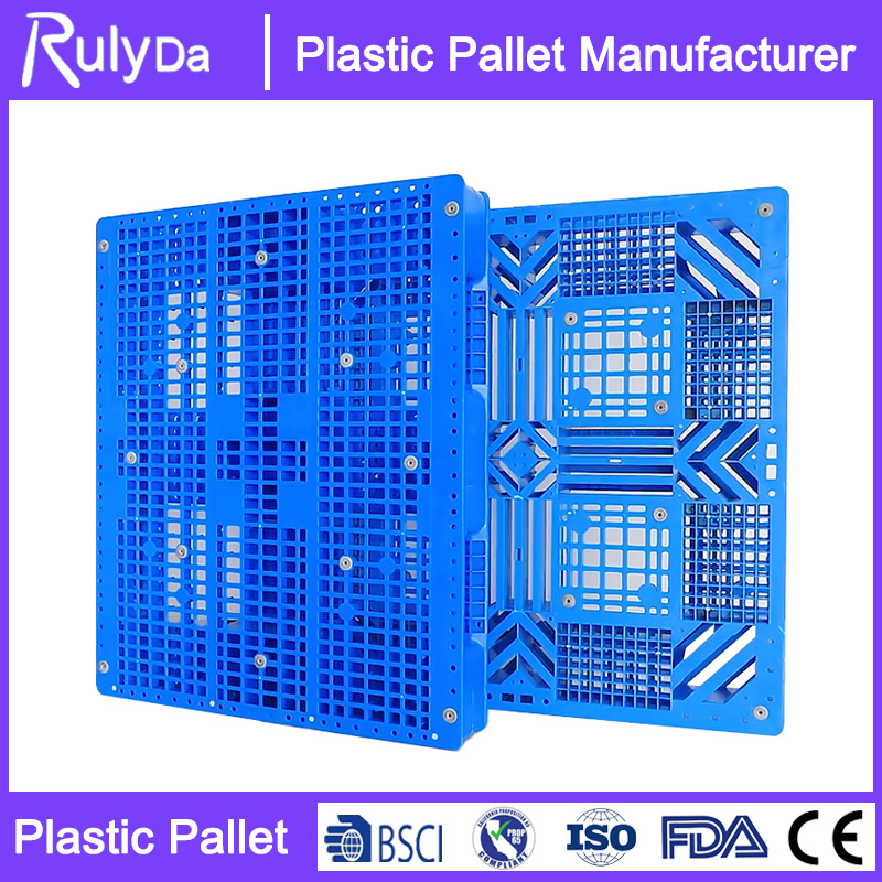 Colore e dimensione personalizzati HDPE logistico impilabile per spedizioni e magazzino big bag pallet in plastica