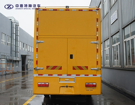 Stable Low Emission Multi-Protection Lighting Vehicle for Backup Power Supply