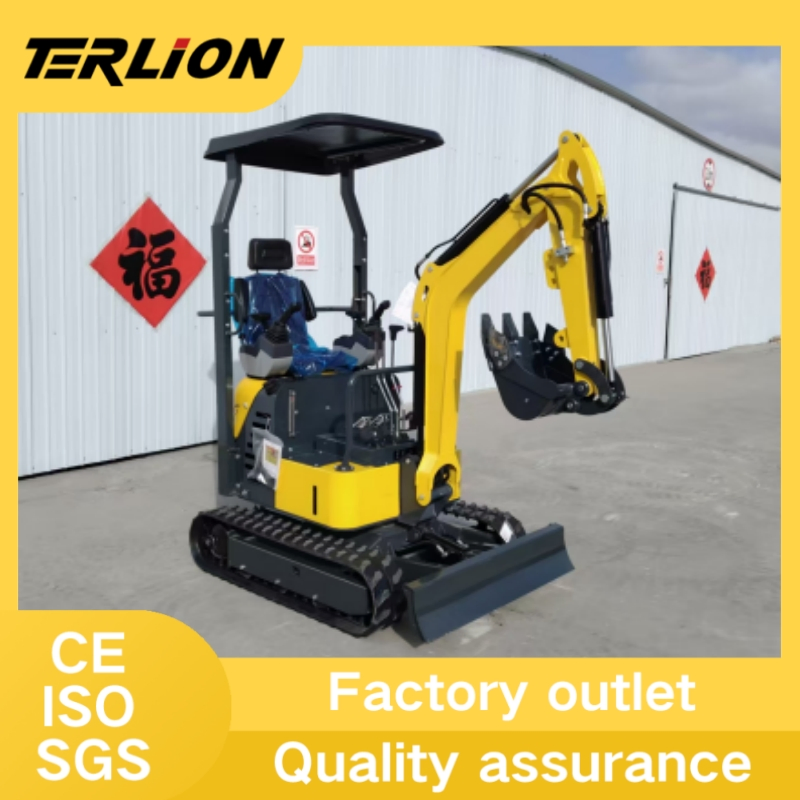 0.9 Ton Mini Tracked Excavator with Ergonomic Design and Safety Features