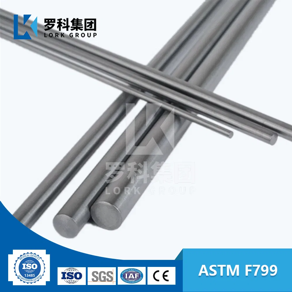 Custom UNS R31537/Alloy 1/ASTM F799 Cobalt Alloy Rod Co-28cr-6mo Alloy Bar for Dental Material