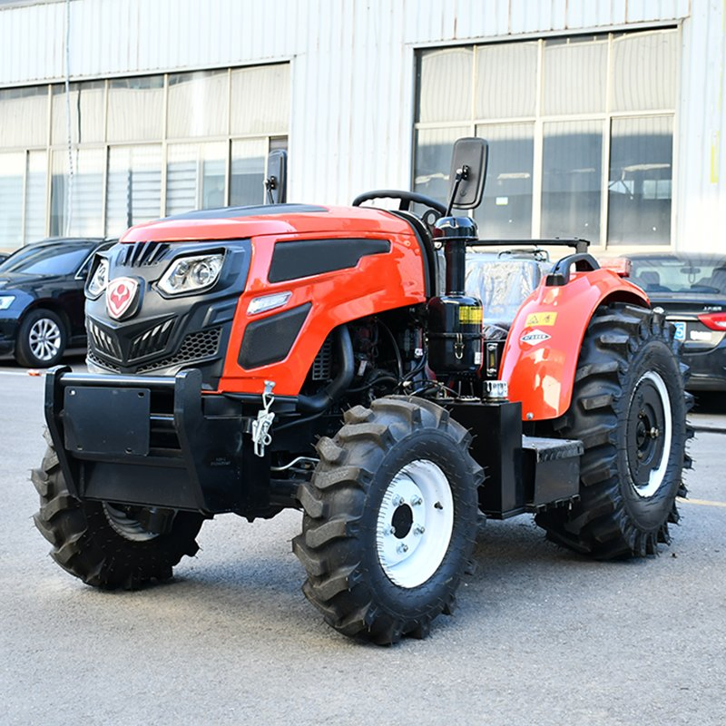 50HP Mini 4WD Garden Farm 4-Wheel Crawler Tiller Tractor with 80HP Motor