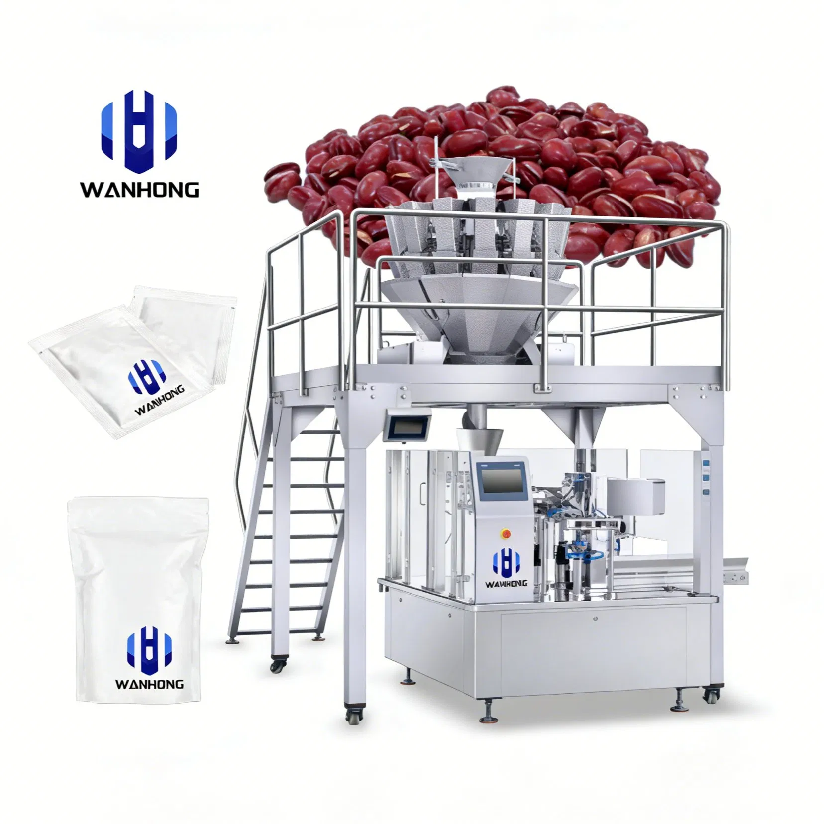 Machine d'emballage de snacks entièrement automatique pour la vente au détail