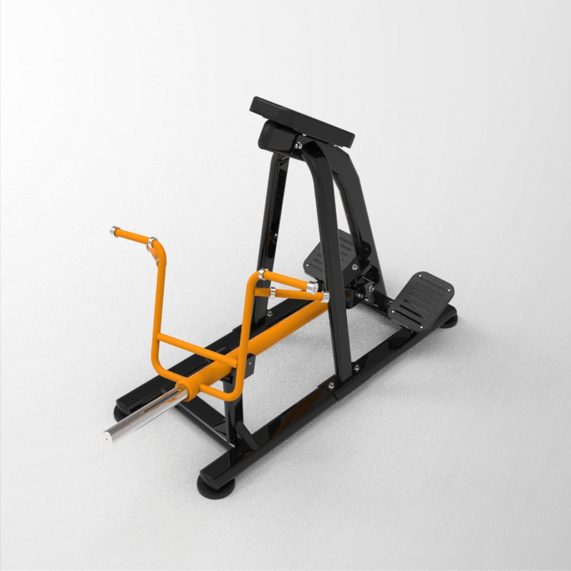 Stehende T-Bar-Schrägrudermaschine für das Training der Rückenmuskulatur