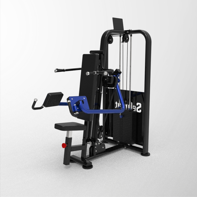 Attrezzatura fitness professionale per shoulder press e sollevamento da seduto