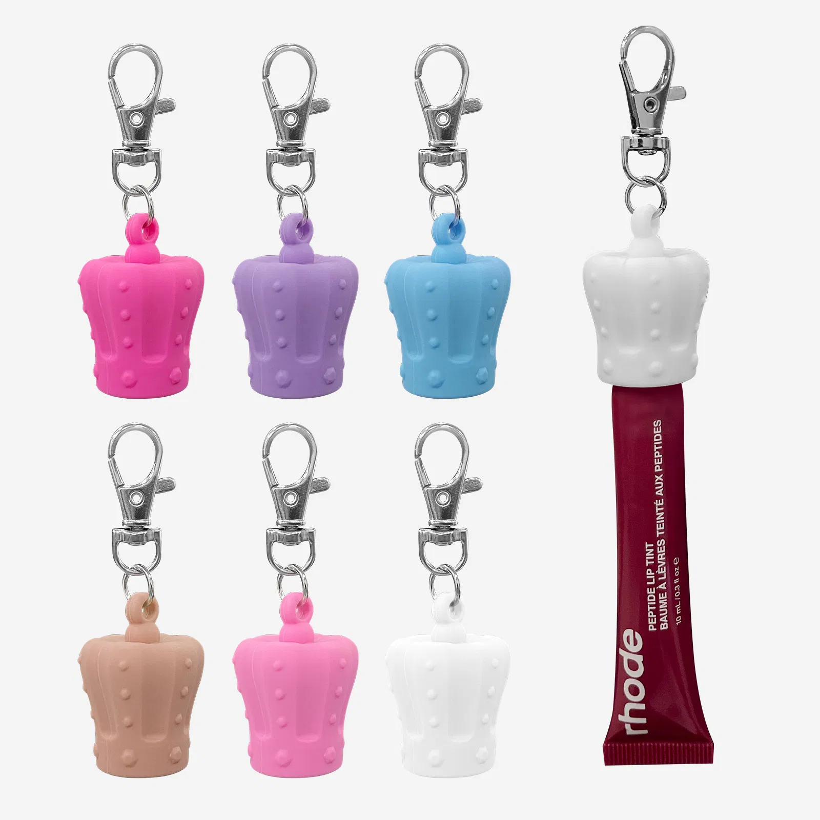 Keychain Cap for Summer Fridays 0.5 Oz Lip Balm, Lip Gloss Cap Keychain