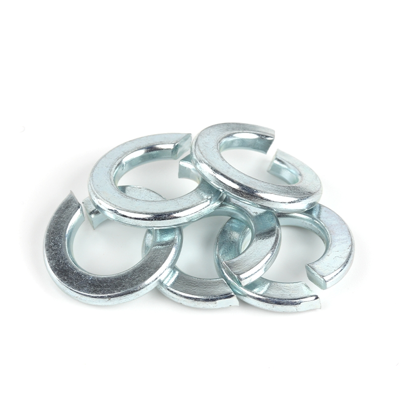 ASME B 18.21.1 Regular Helical Spring Steel Blue-White Zinc Spring Lock Washers