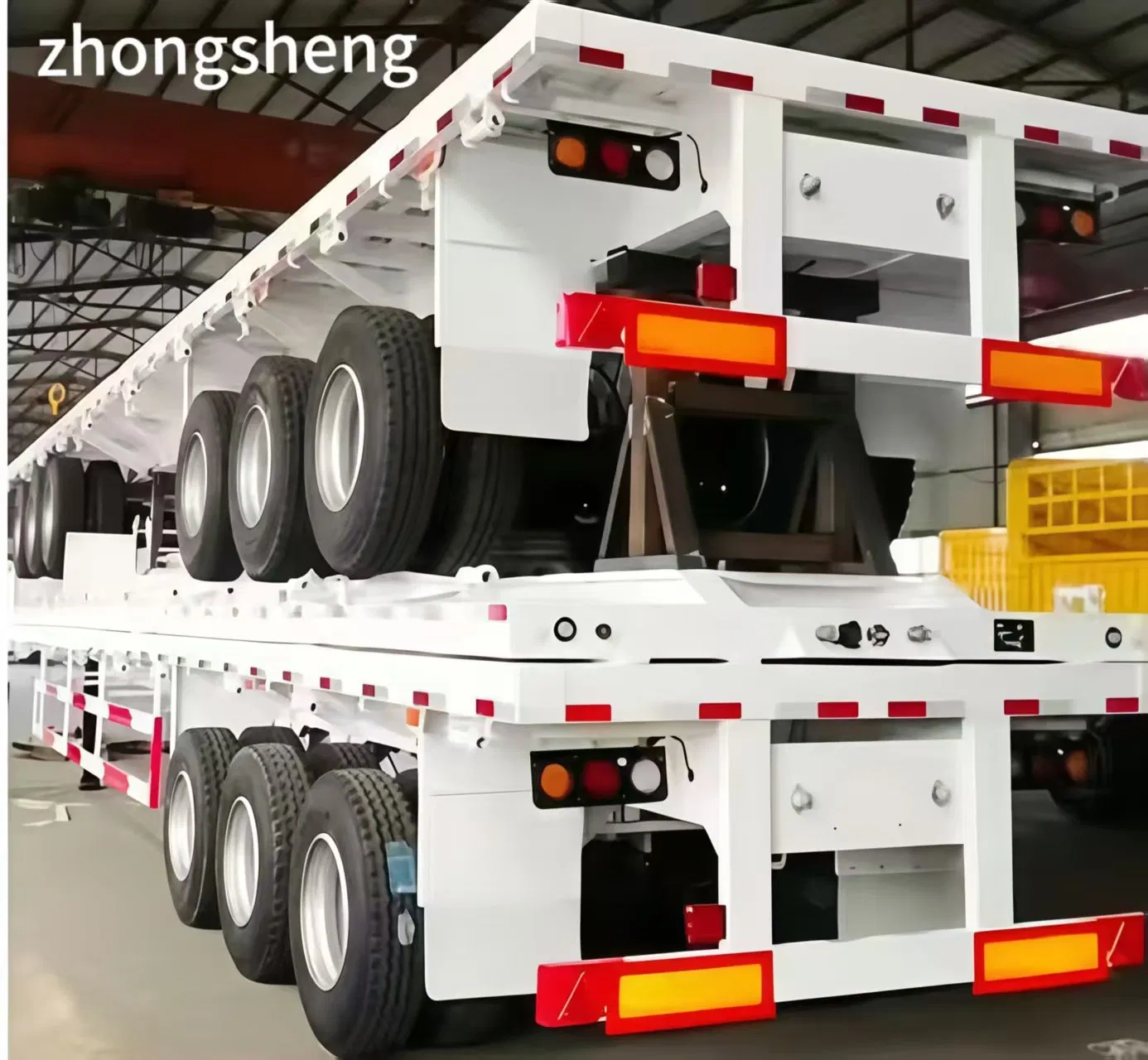 60 Ton Flatbed Semi Trailer for Sale