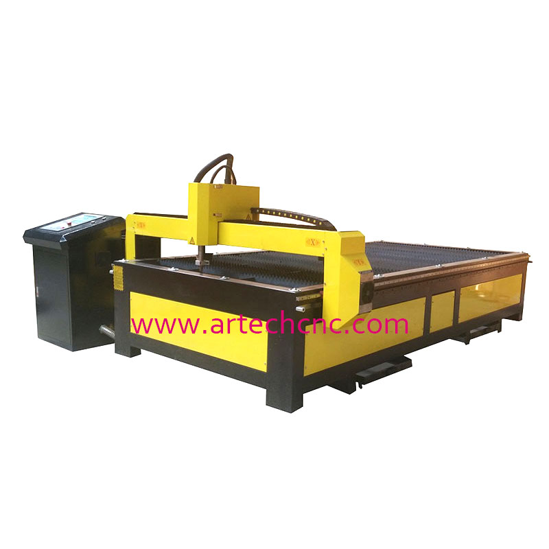 Tavolo a portale tipo portatile 1325 1530 taglierina plasma CNC per lamiera in acciaio inossidabile, acciaio al carbonio, acciaio dolce con sorgente plasma Hypertherm LGK