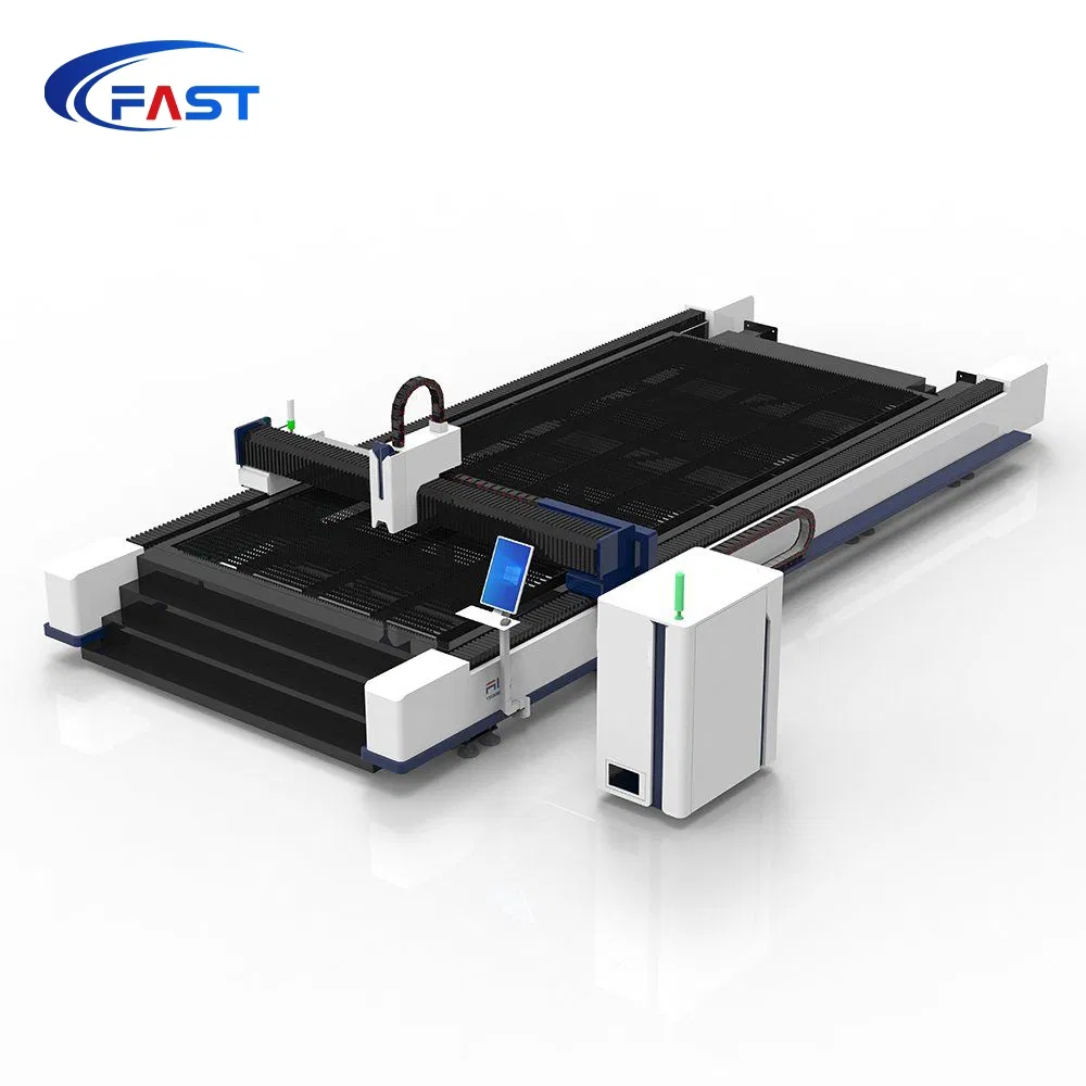 Fiber Laser Cutting Machine for Iron Steel Aluminum Plate Sheet 6kw Metal CNC Fiber Laser Cutter