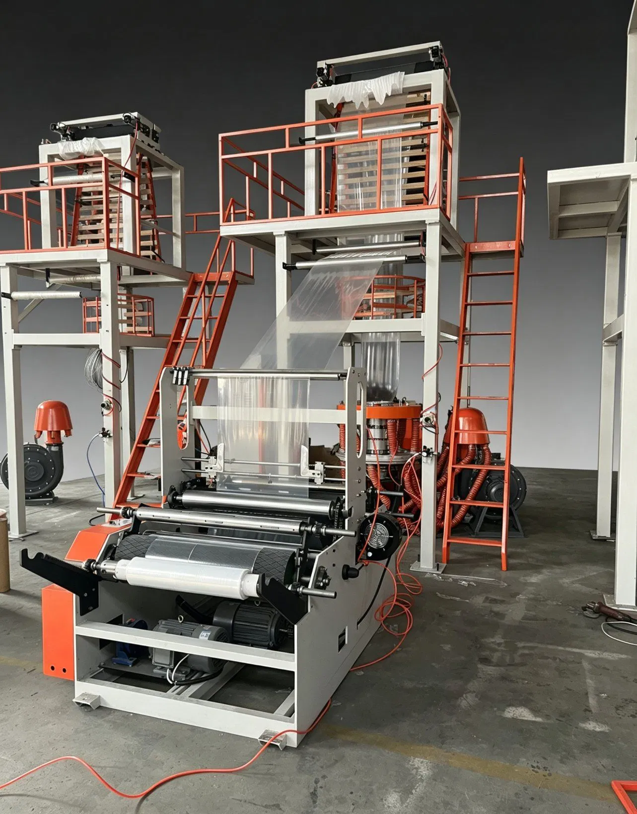 Plastic Film Making Machine, Blown Bio Plastic Film Extruder Machine