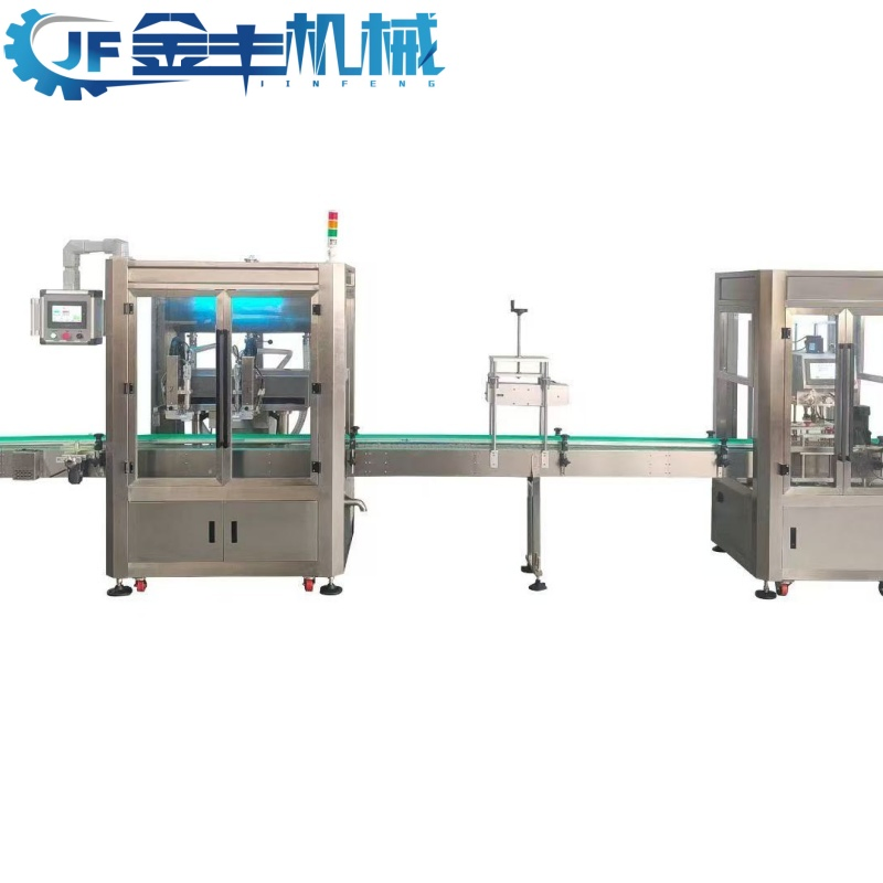 Stainless Steel Liquid Cream Filling Line for Food Industry