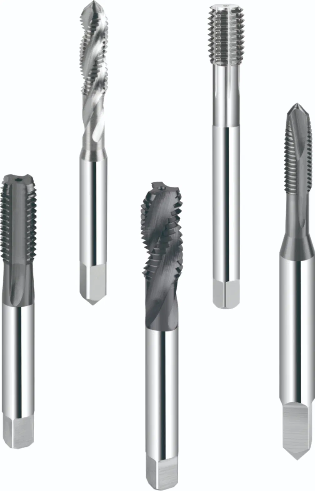 Precision Solid Spiral Flute Carbide Tap M6 for Stainless Steel CNC Machining