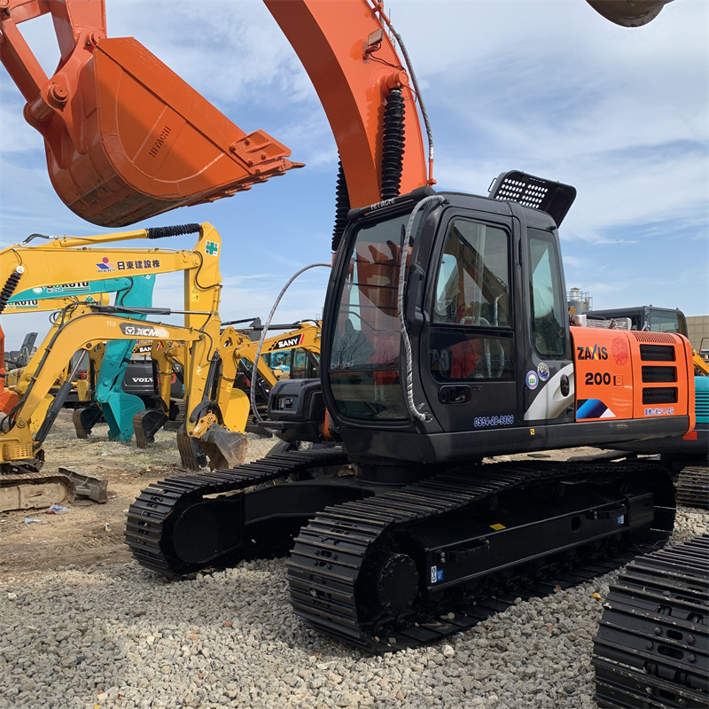 Hitachi Zx200 Hydraulic Crawler Track Medium 20ton Used Excavator