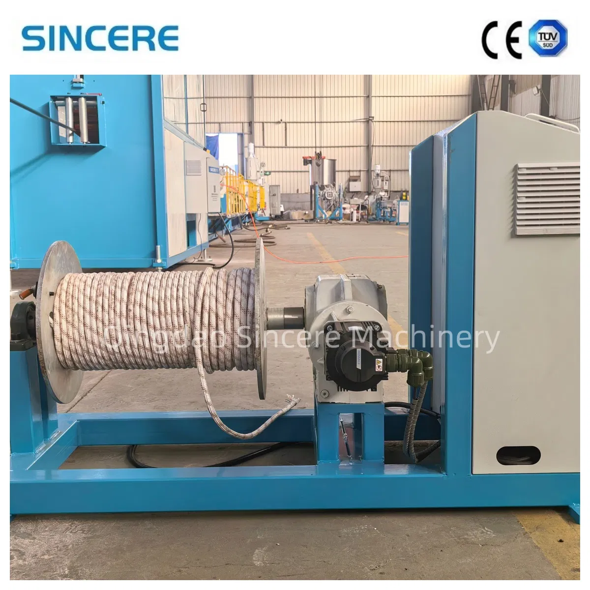 HDPE Huge Diameter Hollow Wall Drainage Winding Pipe Making Machine