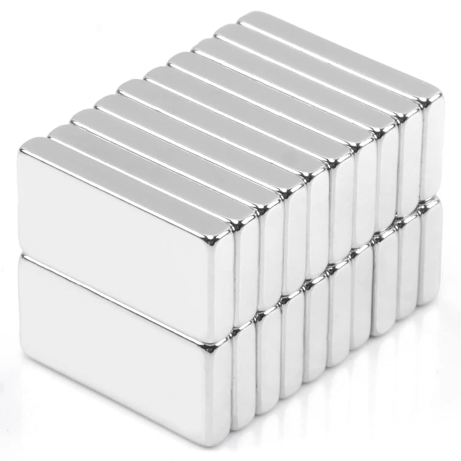Heavy Duty Rare Earth Rectangular Neodymium Bar Magnets 20X10X3mm