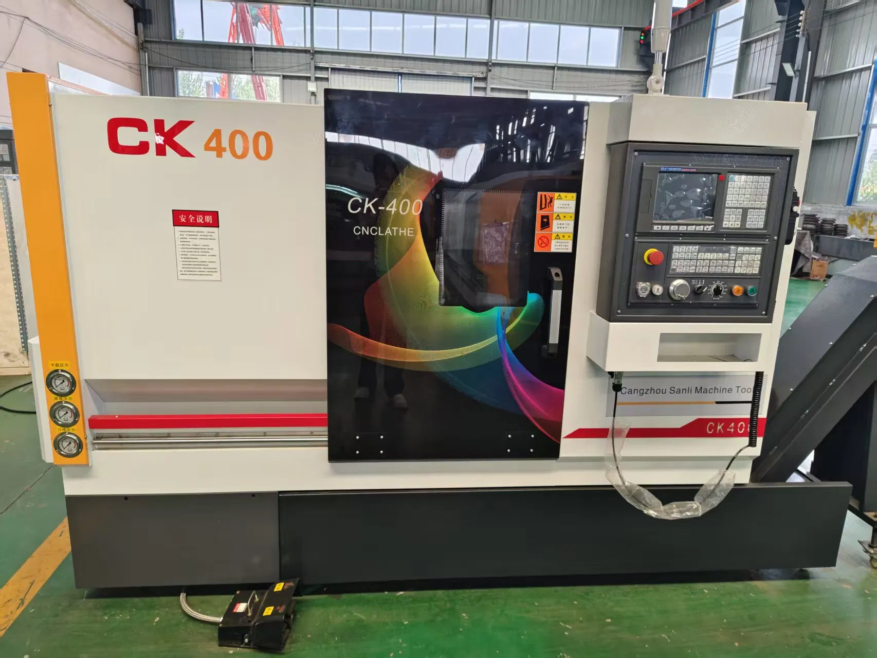 CK400 CNC Lathe for Factory Production, Ideal for Disc-Type Parts Machining