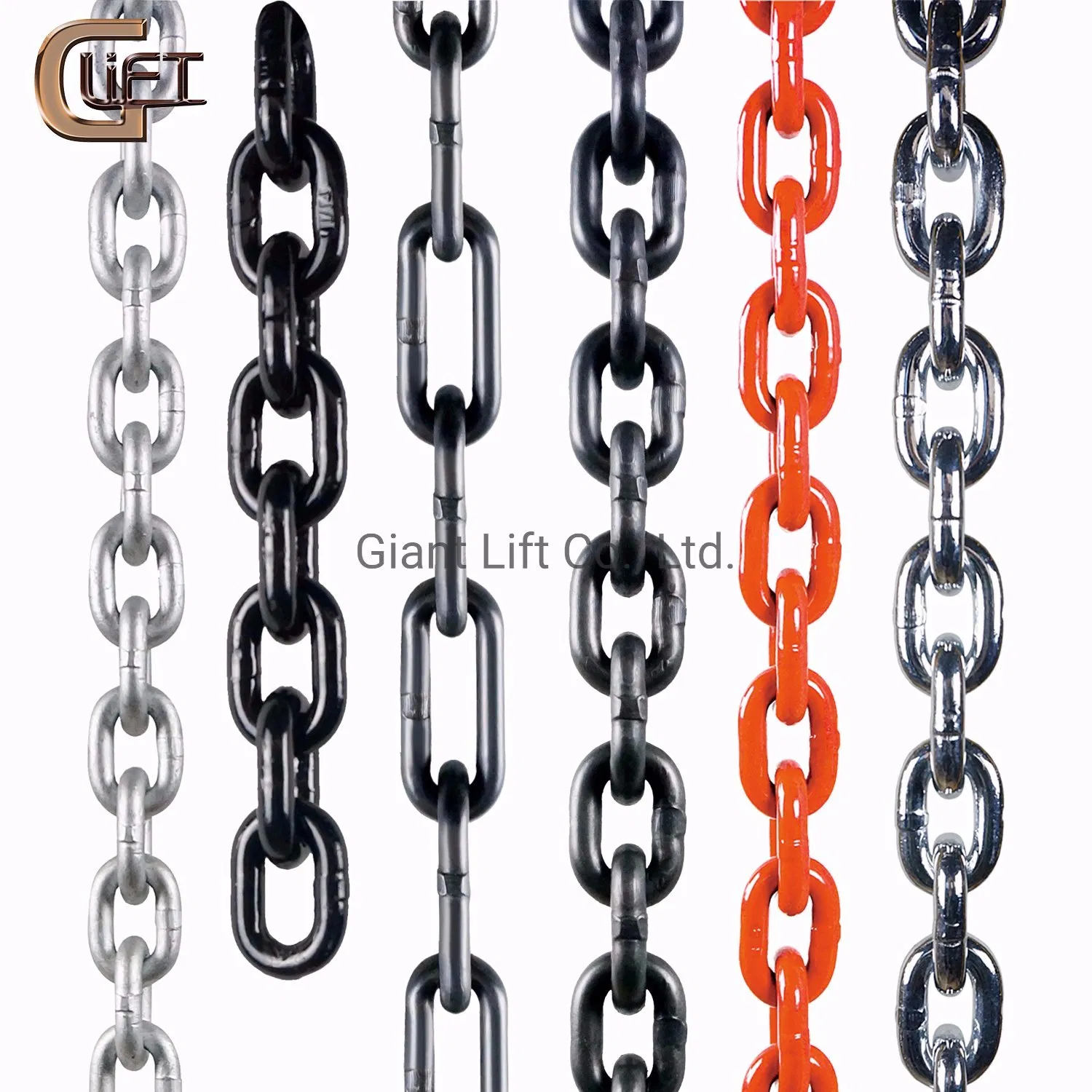 Giant Lift G100 Stainless Steel Lifting Chain Sling Long Chain for Lifting Link Chain Powder Coated Galvanized Oxide Dacromet (G100)
