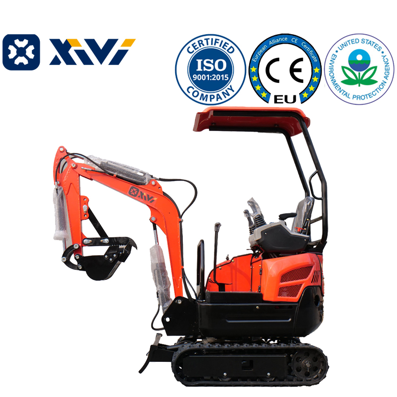 Xivi 15 CE/EPA Approved Euro 5 Engine 1.2t 1.5t 2.0t Mini Excavator for Small Garden, Farm, Orchard, Greenhouse