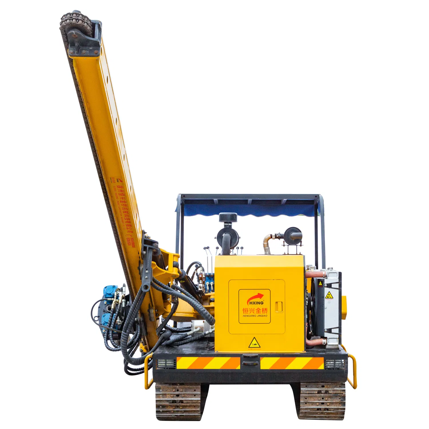 Solar Power Station Construction Hydraulic Post Driving Machine