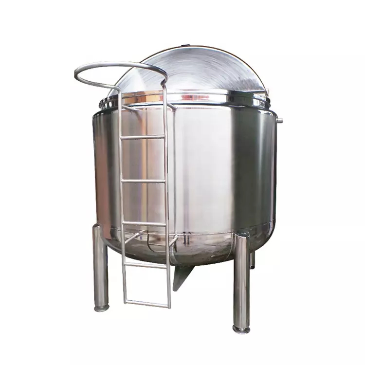 Sanitärer vertikaler Bierlagertank aus Edelstahl 304 316