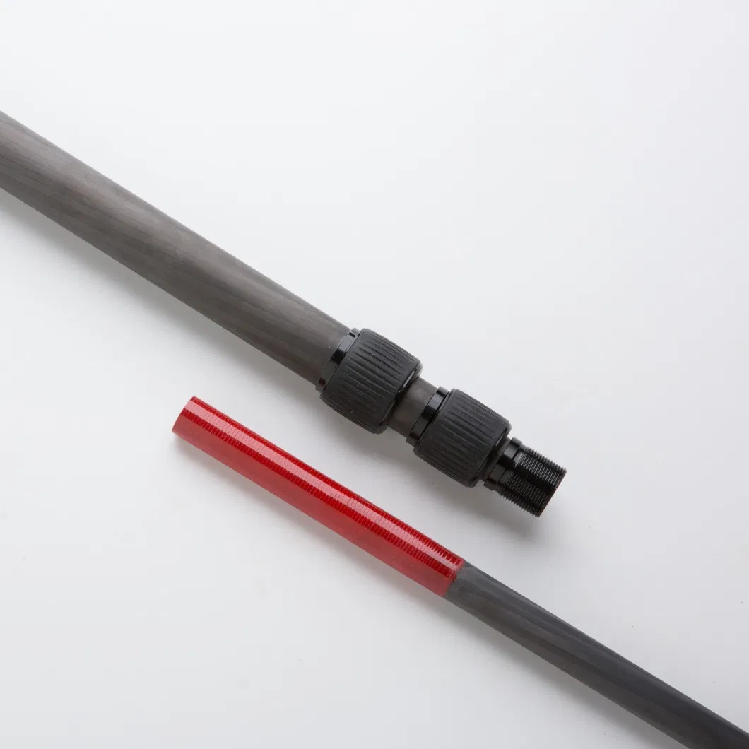 Tubo in fibra di carbonio avvolto con tessitura 3K personalizzato da 1000 mm e 2000 mm