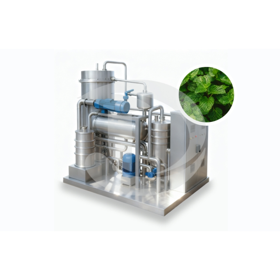 Anti-Corrosion High-Gravity Heat Pump Molecular Reflux Mint Peppermint Distillation Apparatus Refinery System