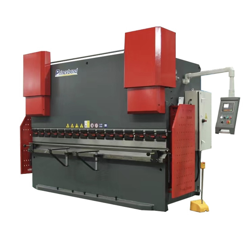 Pressa piegatrice idraulica CNC per acciaio e alluminio, grande, rossa, 30t/1600, serie Wc67K, sistema CT8