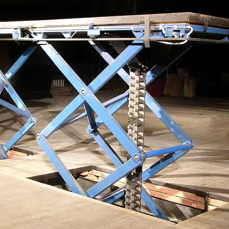 Electric Large Capacity Automatic Stage Rigid Chain Lift Table for Concert Stage