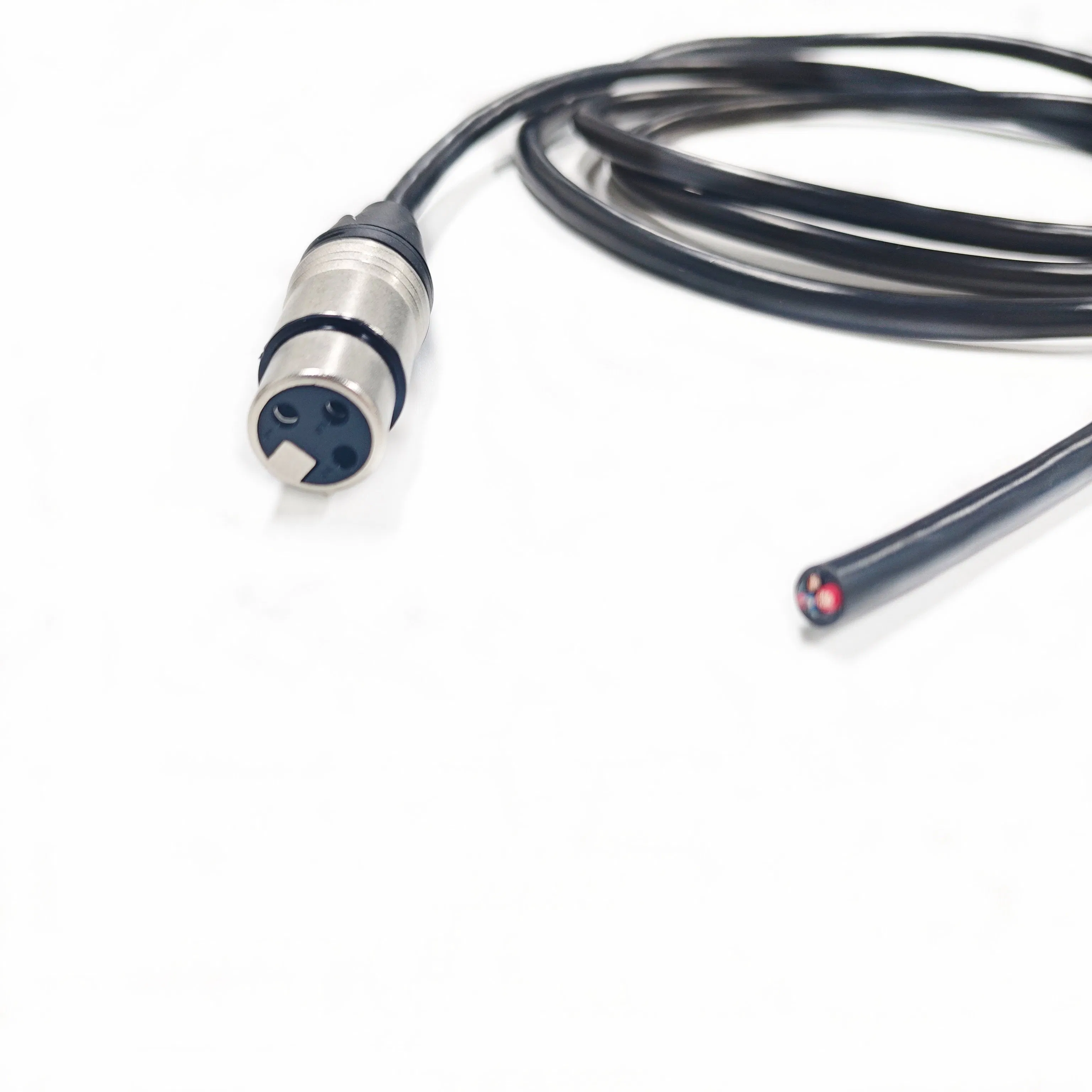 Cavo audio XLR maschio-femmina con connettore DIN a vite a 3 pin in metallo per audio professionale e attrezzature da palco