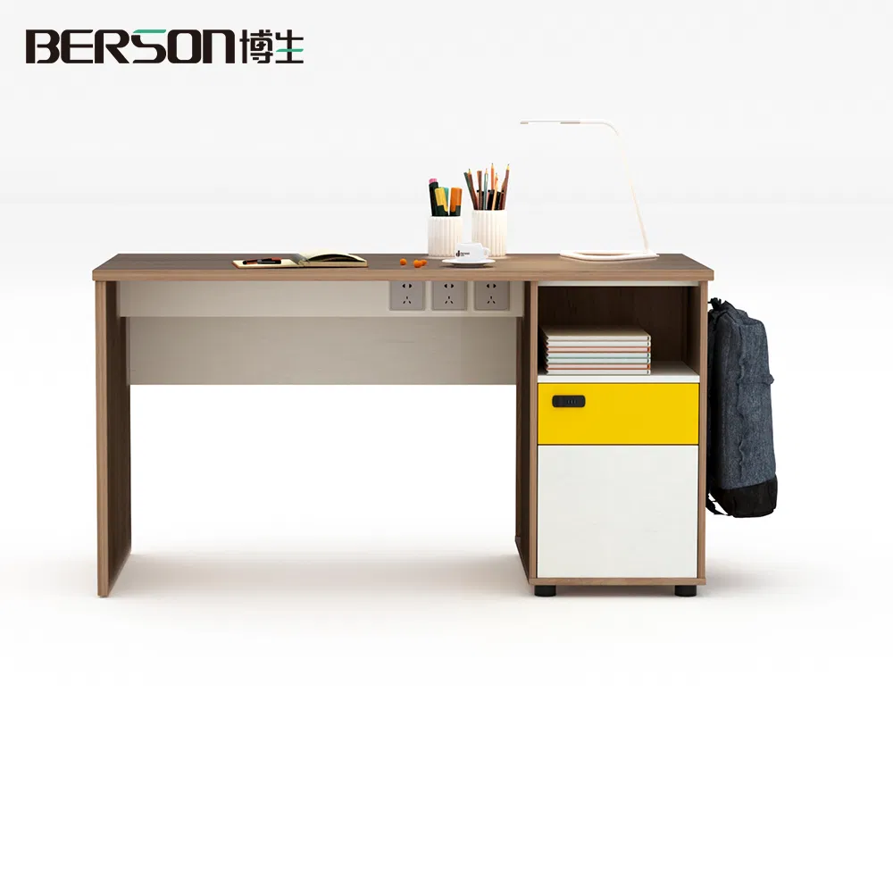 Face to Face Computer Table MFC Furniture Staff Office Workstation with Cabinet
