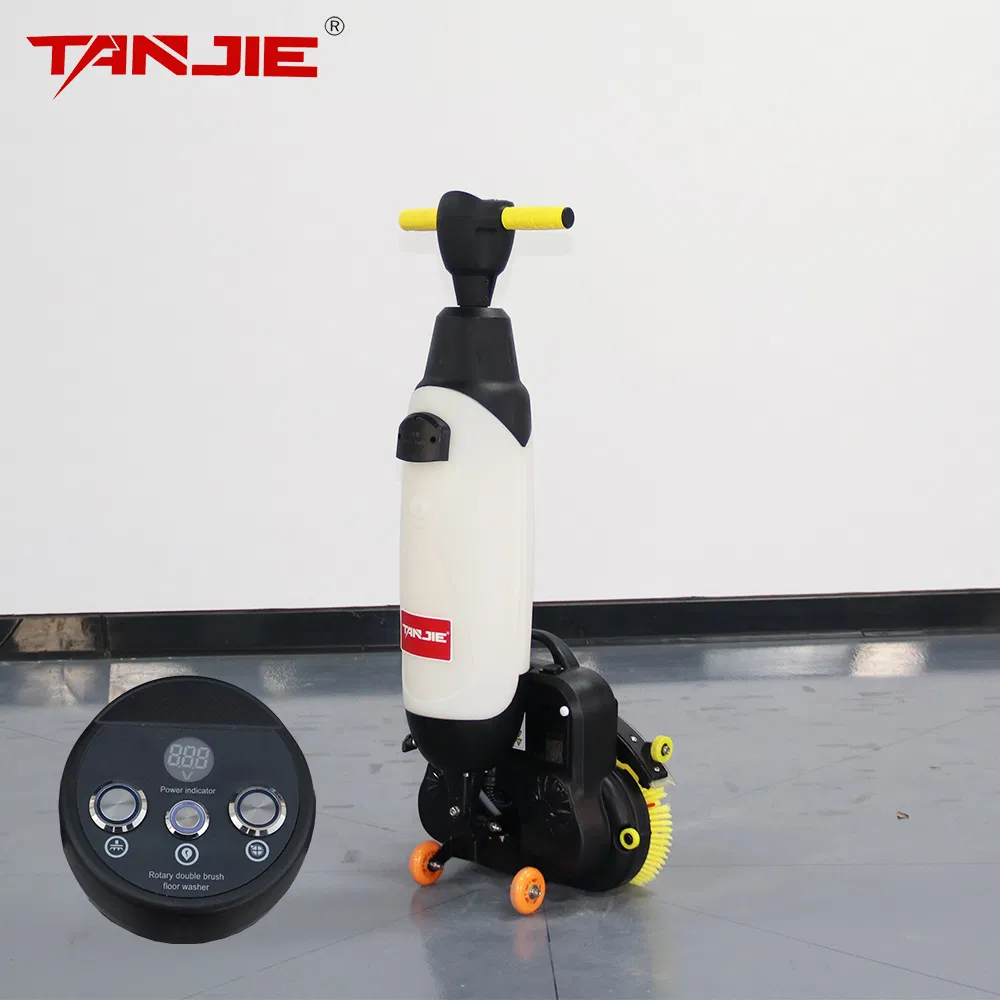 Mini-Mop 360-Grad-drehbarer Nachlauf-Bodenschrubber mit CE