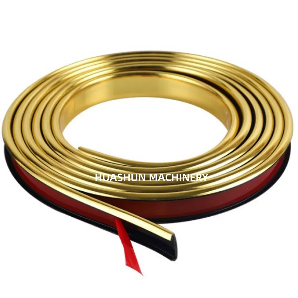 PVC Edge Banding Machine for Photo Frame U8 Golden Strips