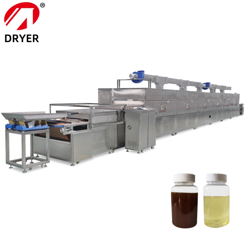 Conveyor Tunnel Microwave Dryer Dehydrator Machine for Slurry Products