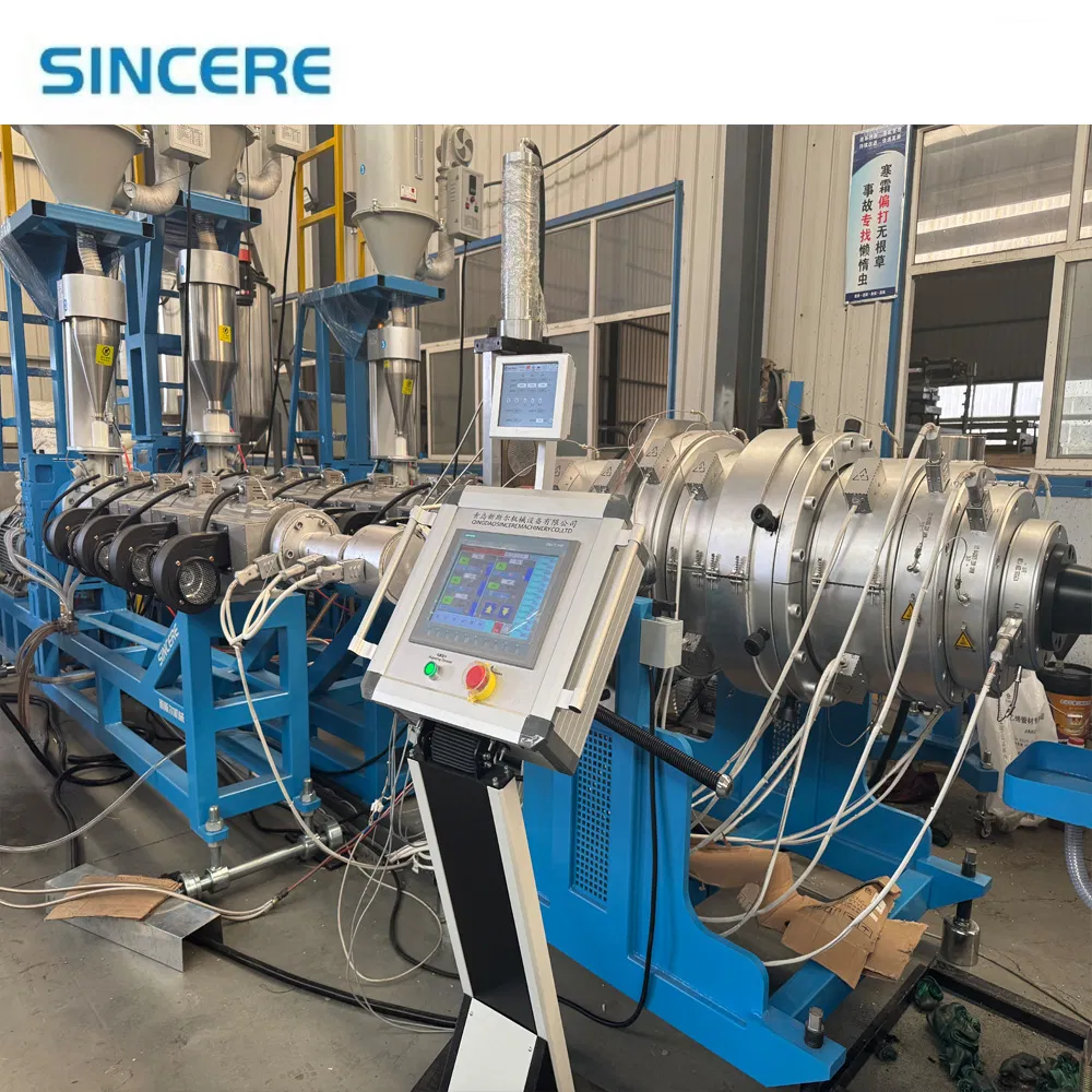 Extrusion Line for Producing Composite Three-Layer HDPE Pipes with Removable Outer Jacket Coating Layer