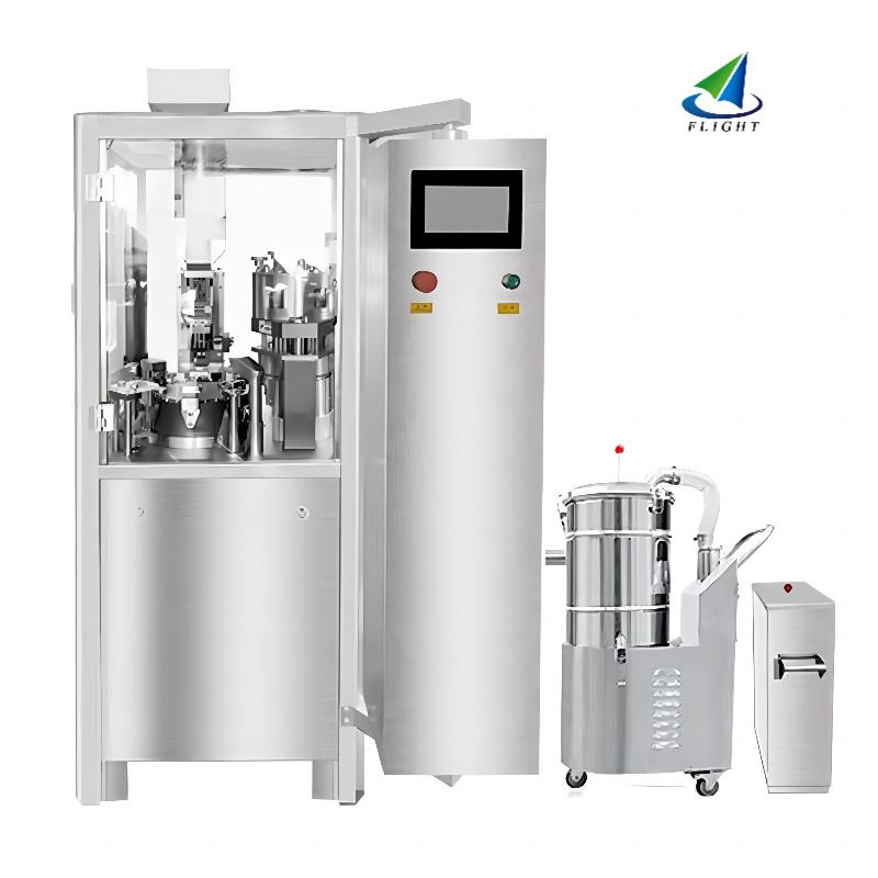 Macchina automatica per il riempimento di capsule rigide Macchina per il riempimento di polveri per impianti farmaceutici Macchina multifunzionale per il riempimento di capsule NJP-400
