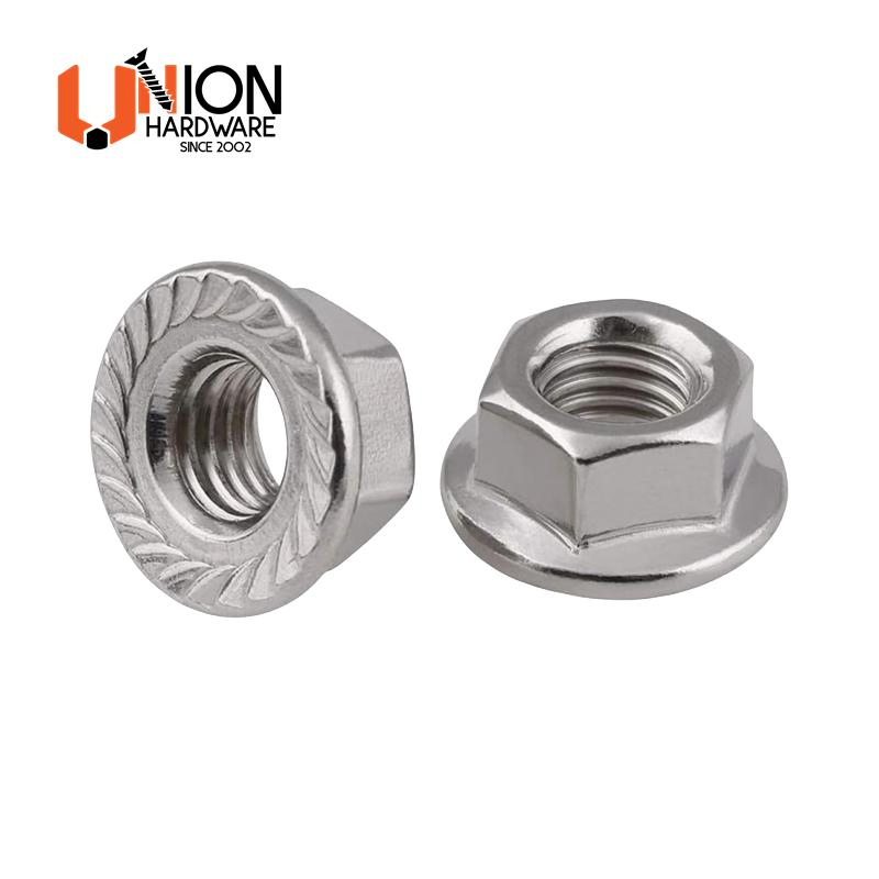 PV Solar Mounting DIN6923 Stainless Steel A2-70 A4-80 M2-M52 Hex Flange Nut
