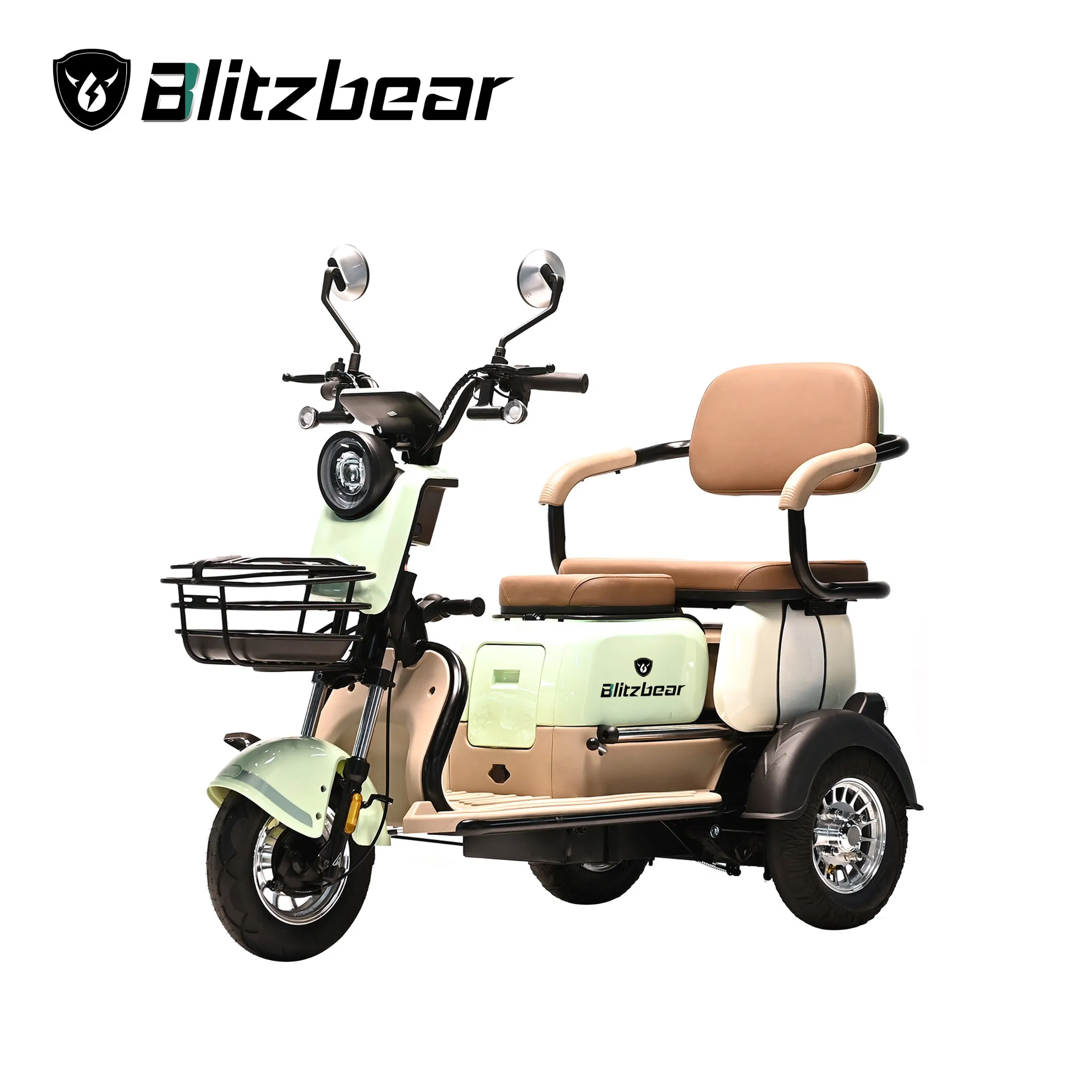 Step-Thru Motorcycle 3 Wheel Tricycle for Adult
