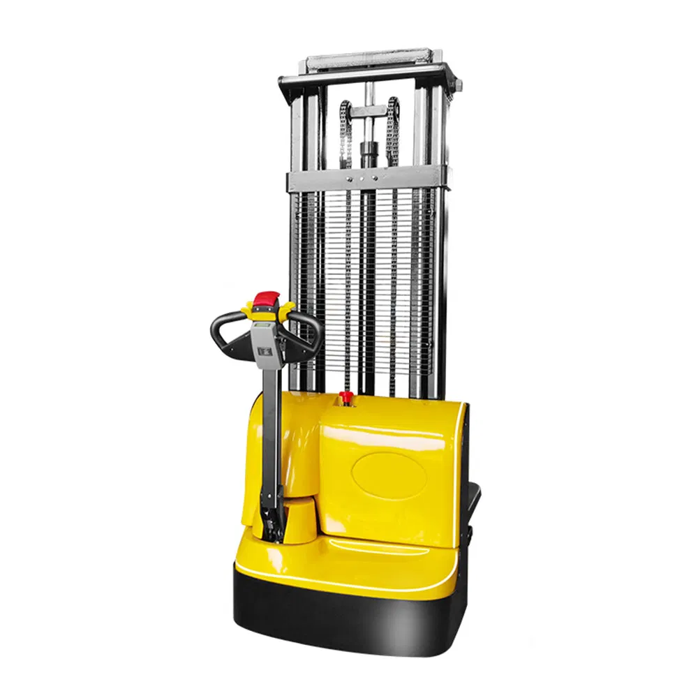 2000kg Lifting Height 3-6m Heavy-Duty Walk-Behind Electric Pallet Stacker