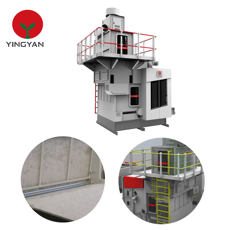 YYGM-III High Capacity Vibrating Feeder Chute Hopper Feeding Machine for Nonwoven Production Line