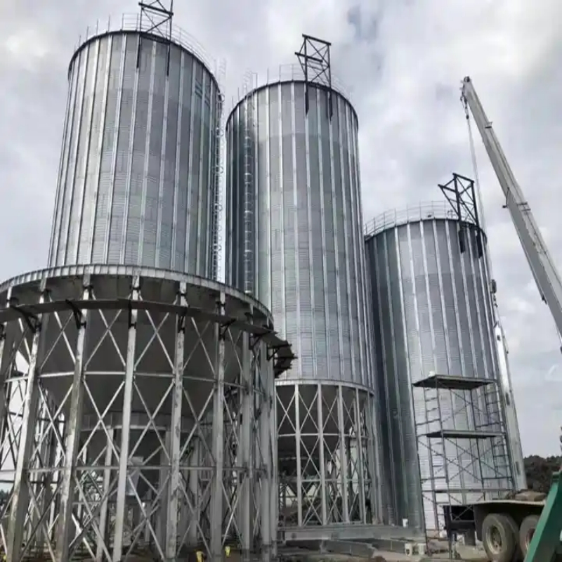 Steel Silos for Wheat and Corn Storage 100tons, 200tons, 500tons, 1000tons