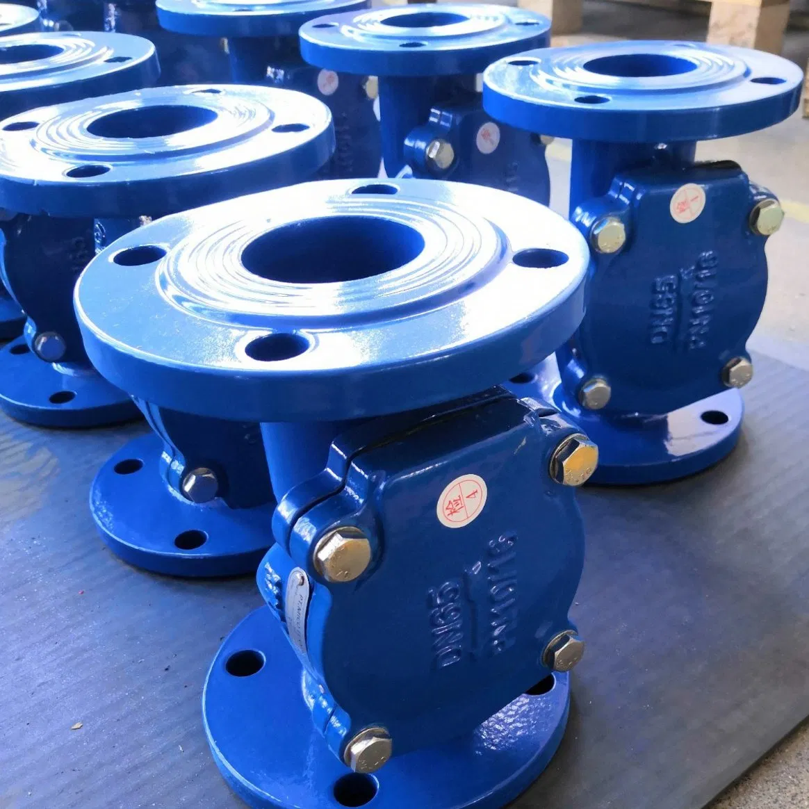Customization Flange Ductile Iron/Cast Steel Swing Rubber Flapper Disc Check Valve