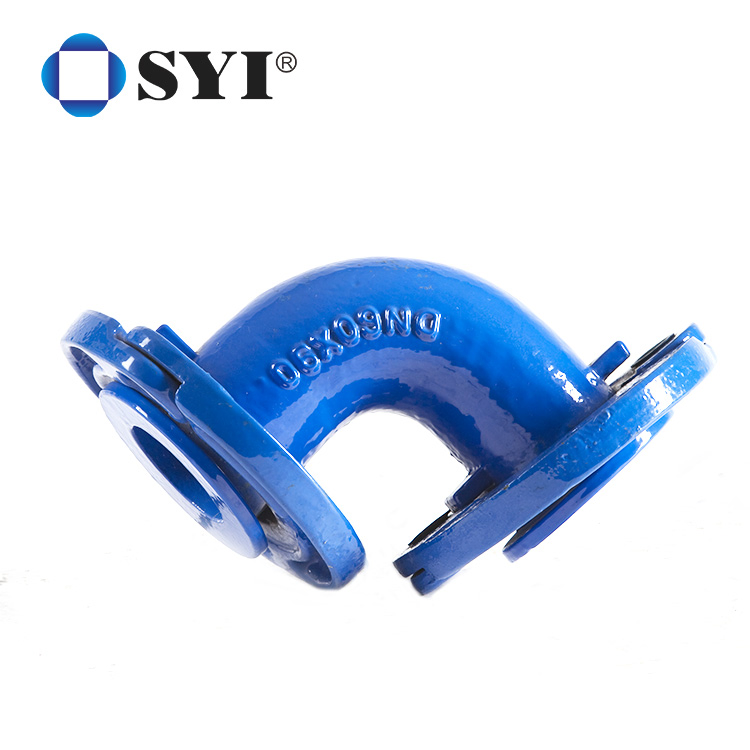 Cement Lining Loosing Flanged Bend Dismantling Joint Fbe Coating Ductile Iron Pipe Fitting