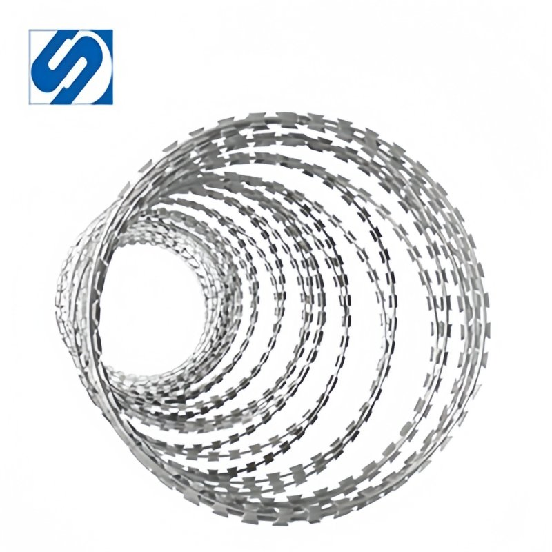 Razor Barbed Stainless Steel Welded Iron Wire Mesh Fence