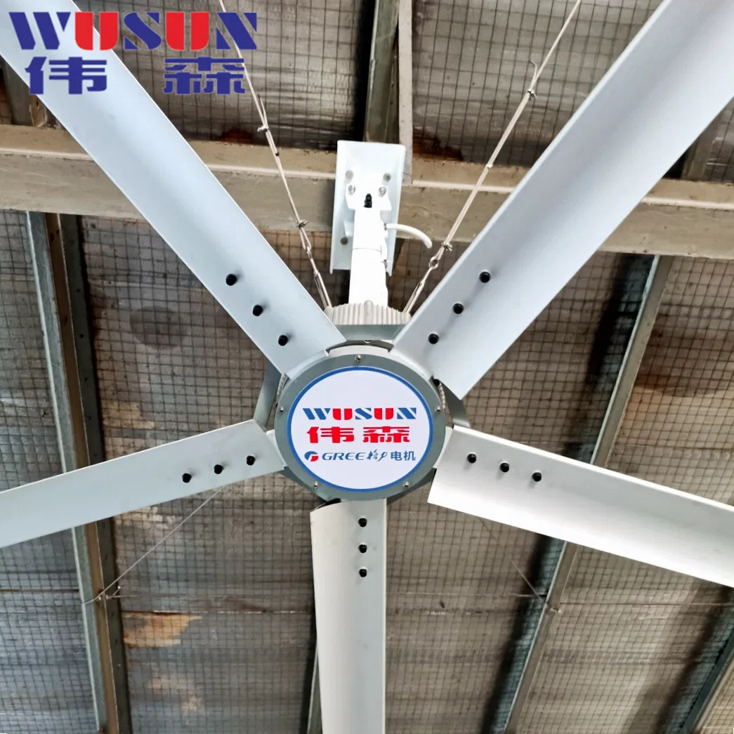 11FT 3300mm Internal PMSM Industrial Big Ass HVLS Ceiling Fan