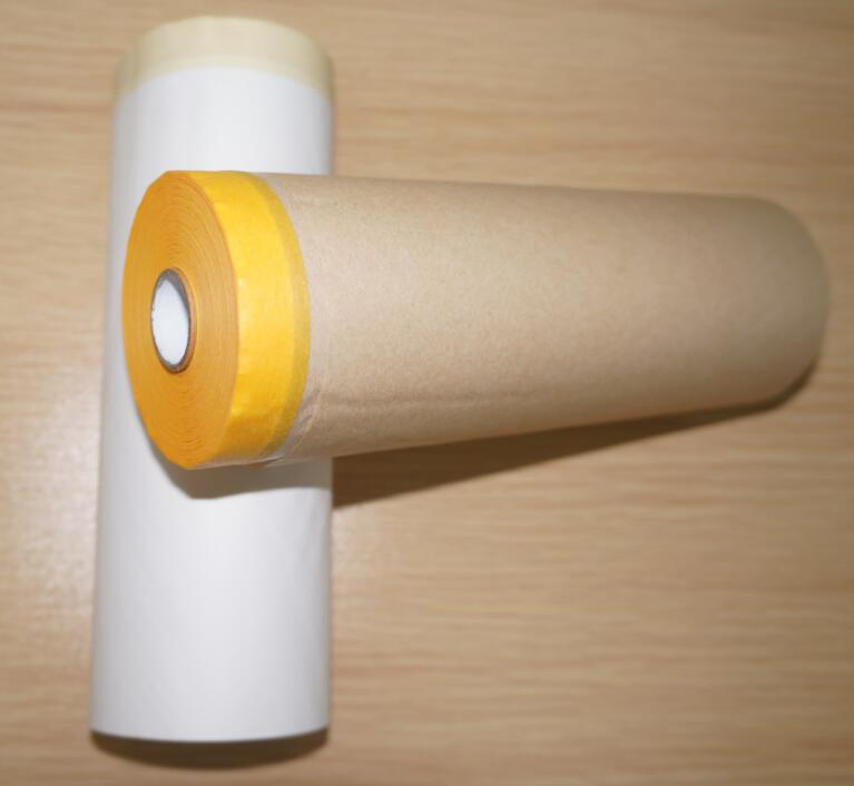 Adhesive Tape with Protective Paper for Auto Painting