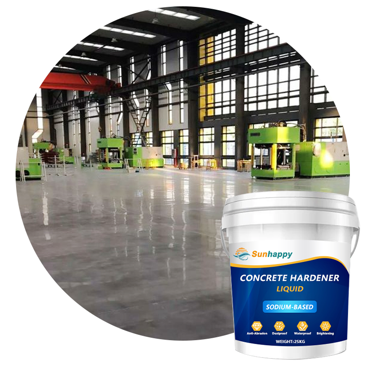 Sodium-Based Concrete Floor Surface Hardeners Cement Seal Curing Agent