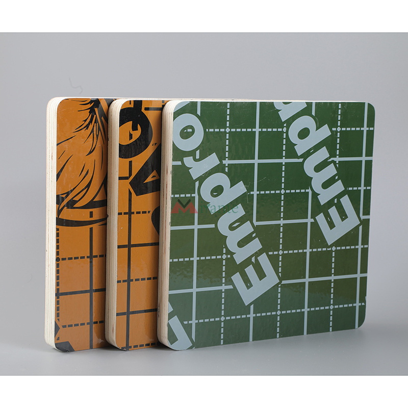 1220*2440 mm Green PP Waterproof Film Faced Plywood
